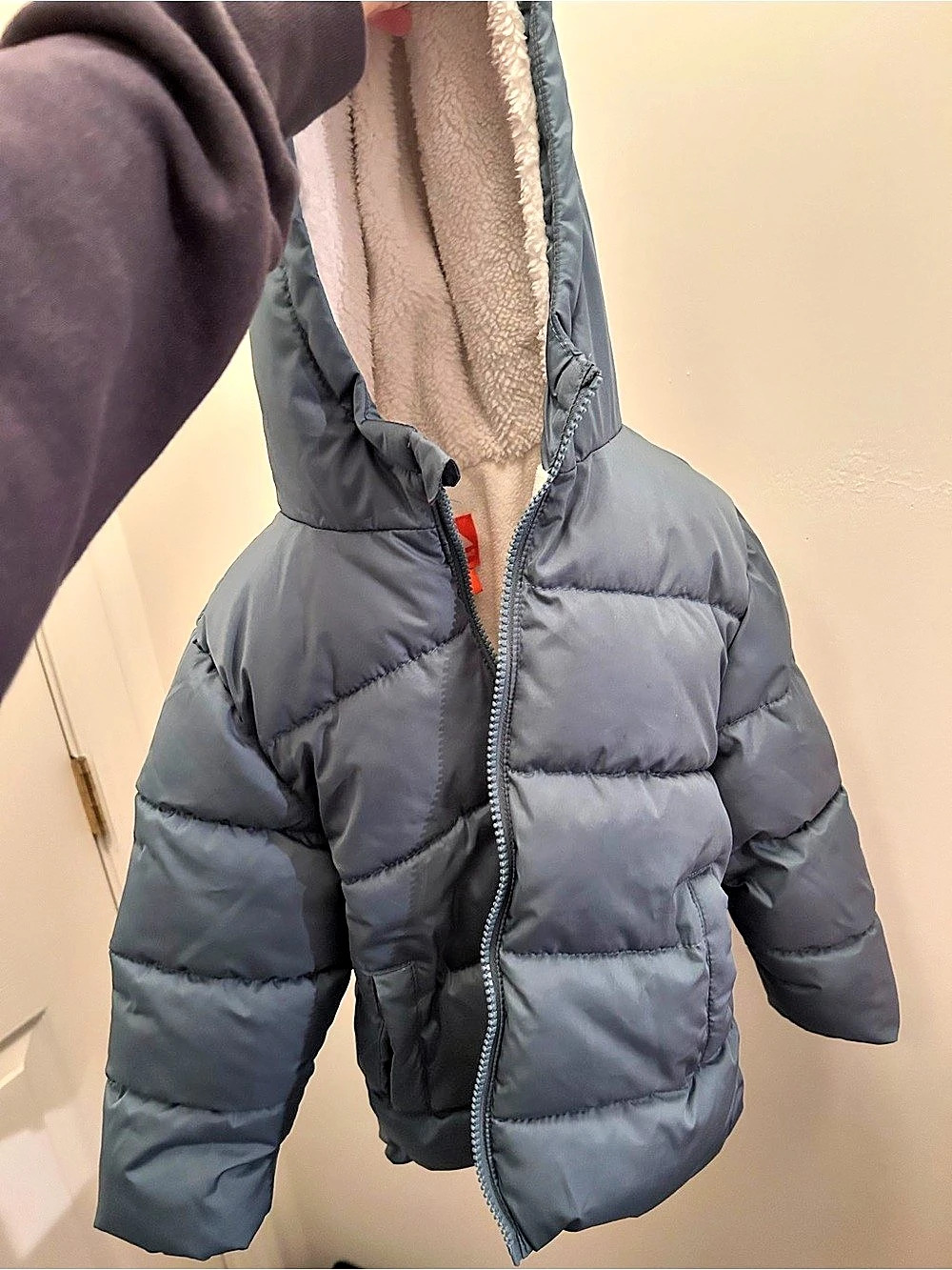 Ozark Trail Boys 3T Blue Hooded Puffer Jacket